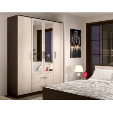 Шкаф 4-х дверный Фиеста